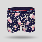 Popcorn Print Boxer Brief // Navy + Multi (M)