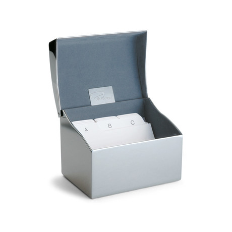 Clip Business Card Box With Index