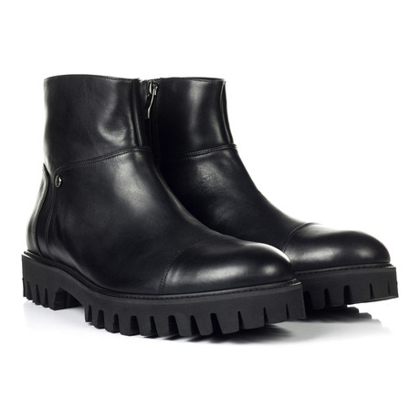 Captoe Lug Sole Boot // Black (Euro: 40)