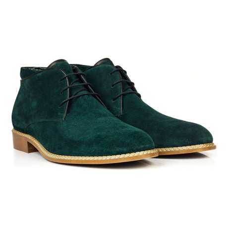 Suede Lace-Up Chukka // Green (Euro: 40)