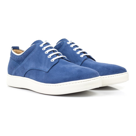 Suede Sneaker Derby // Blue (Euro: 40)