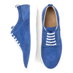 Suede Sneaker Derby // Blue (Euro: 43)