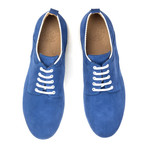 Suede Sneaker Derby // Blue (Euro: 43)