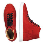 Nubuck Lace-Up High-Top // Red (Euro: 43)