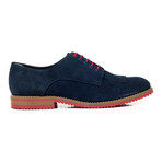 Contrast Sole Suede Tassel Derby // Navy Blue (Euro: 45)