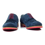 Contrast Sole Suede Tassel Derby // Navy Blue (Euro: 45)