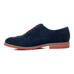 Contrast Sole Suede Tassel Derby // Navy Blue (Euro: 45)