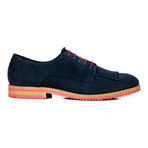 Contrast Sole Suede Tassel Derby // Navy Blue (Euro: 45)