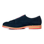 Contrast Sole Suede Tassel Derby // Navy Blue (Euro: 45)