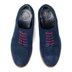 Contrast Sole Suede Tassel Derby // Navy Blue (Euro: 45)