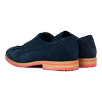 Contrast Sole Suede Tassel Derby // Navy Blue (Euro: 45)