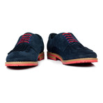 Contrast Sole Suede Tassel Derby // Navy Blue (Euro: 45)