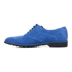 Stitched Suede Oxford // Blue (Euro: 44)