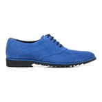 Stitched Suede Oxford // Blue (Euro: 44)