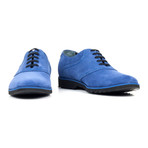 Stitched Suede Oxford // Blue (Euro: 44)