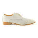 Suede Wingtip Contrast Sole Derby // Grey (Euro: 46)