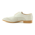 Suede Wingtip Contrast Sole Derby // Grey (Euro: 46)