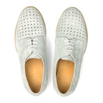 Perforated Vamp Suede Derby // Grey (Euro: 42)