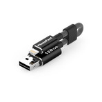 Mini Lightning Storage + Syncing Cable // Black (64GB)