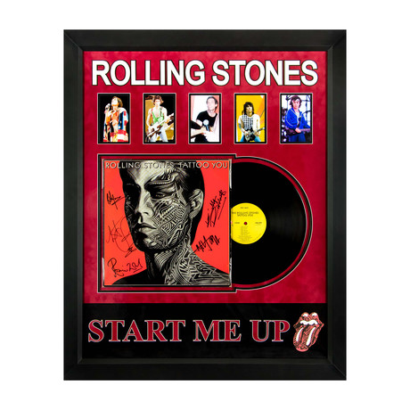 Signed Album // Rolling Stones // Start Me Up