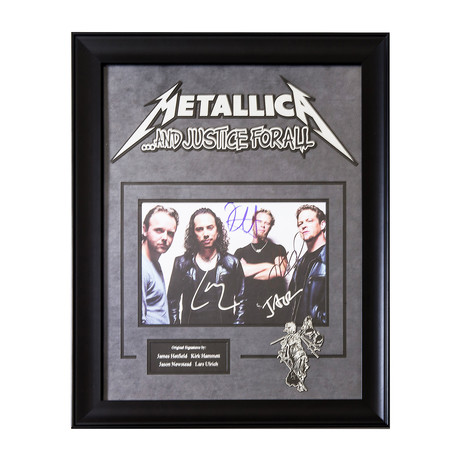 Framed Signed Artist Series Metallica