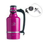 Juggernaut Growler + Keg Cap Kit // 128oz (Blue)
