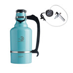 Juggernaut Growler + Keg Cap Kit // 128oz (Blue)
