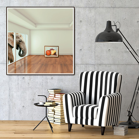 The Last Elephant (16"W x 16"H x 0.2"D)