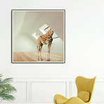 The Last Giraffe (16"W x 16"H x 0.2"D)