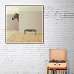 The Last Zebra (16"W x 16"H x 0.2"D)