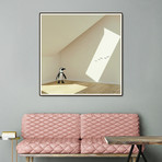 The Last Penguin (16"W x 16"H x 0.2"D)