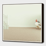 The Last Rooster (16"W x 16"H x 0.2"D)