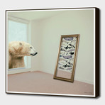 The Last Polar Bear (16"W x 16"H x 0.2"D)