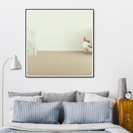 The Last Rooster (16"W x 16"H x 0.2"D)