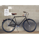 Atir Cycles // 3 Speed City Bike // Matte Black (Small: 50cm)