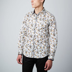 Corsage Button-Up Shirt // White (3XL)