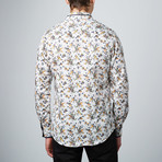 Corsage Button-Up Shirt // White (3XL)