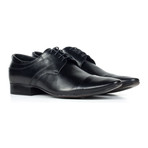 Pointed Captoe Derby // Black (Euro: 41)