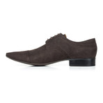 Pointed Captoe Suede Derby // Brown (Euro: 44)