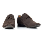 Pointed Captoe Suede Derby // Brown (Euro: 44)