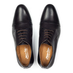 Captoe Leather Derby // Dark Brown (Euro: 44)