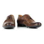 Captoe Leather Derby // Distressed Brown (Euro: 45)