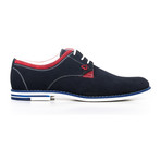 Colorblocked Lace-Up Derby // Navy + Blue + Red (Euro: 44)