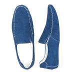 Contrast Stitched Moccasin // Blue (Euro: 43)