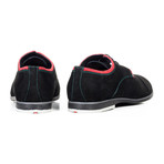 Contrast Piped Captoe Derby // Black + Red (Euro: 42)