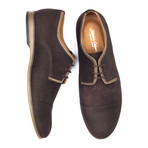 Contrast Piped Captoe Derby // Brown + Latte (Euro: 43)