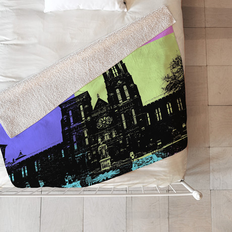 Cathedral // Fleece Throw Blanket (Medium)