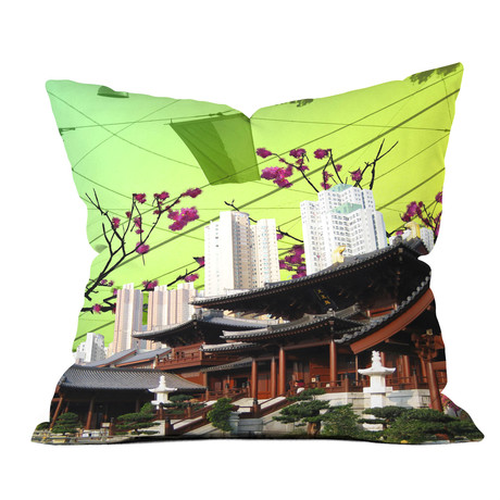 China Two // Throw Pillow (18"L x 18"W)