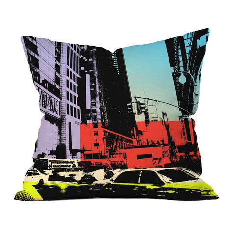 NY Street 1 // Throw Pillow (18"L x 18"W)