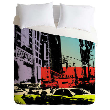 NY Street 1 // Duvet Cover (Twin)
